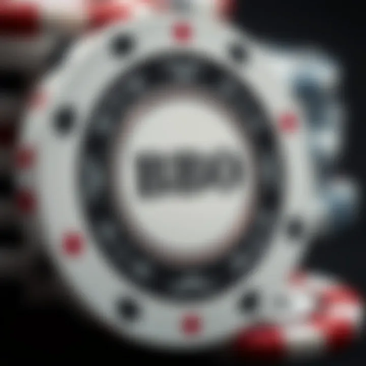 Design Details of BBO Poker Chips Close-up of BBO poker chip design details