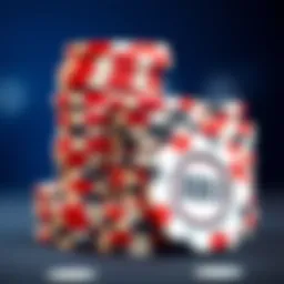 High-quality BBO poker chips stacked neatly