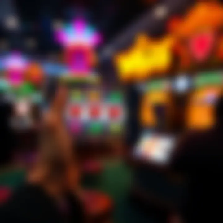 Player engaging with a mobile slot game on a smartphone