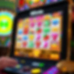 Vibrant slot game interface showcasing colorful symbols