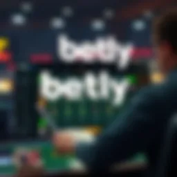 User interface of Betly Sportsbook showcasing various betting options