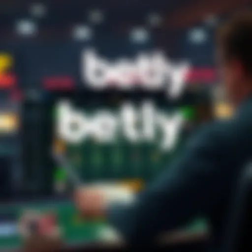 User interface of Betly Sportsbook showcasing various betting options