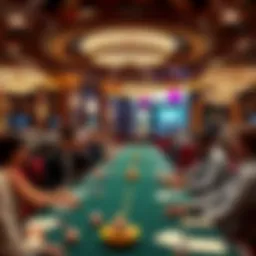A high-stakes bingo tournament in a lavish Las Vegas venue