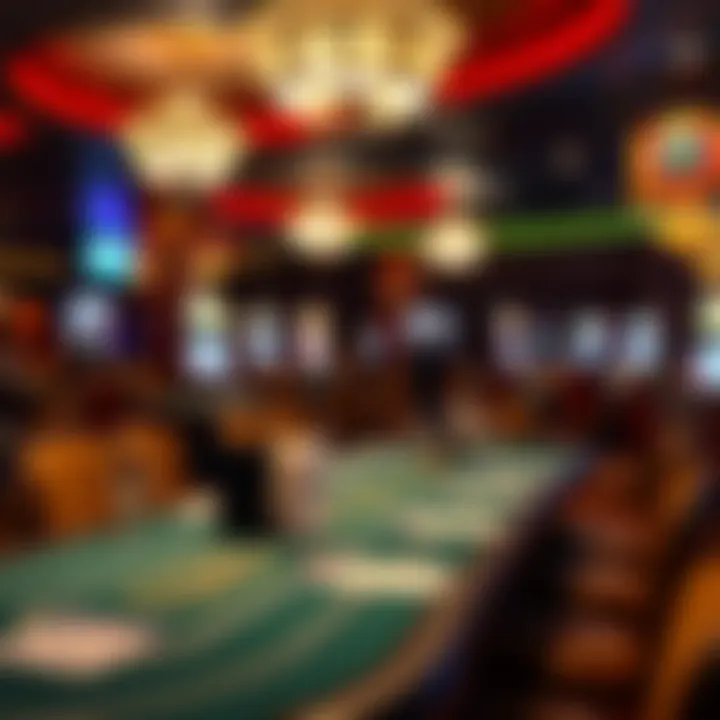Event setup for a special occasion at the casino