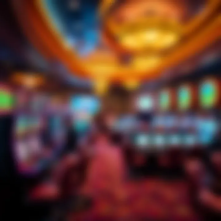 Interior gaming floor of Catfish Bend Casino