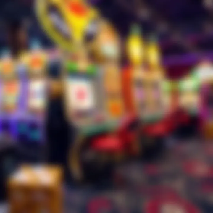Engaging Slot Machine Experiences Colorful slot machines with dynamic themes and graphics