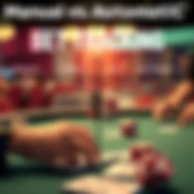 Comparison chart between manual and automatic bet tracking methods