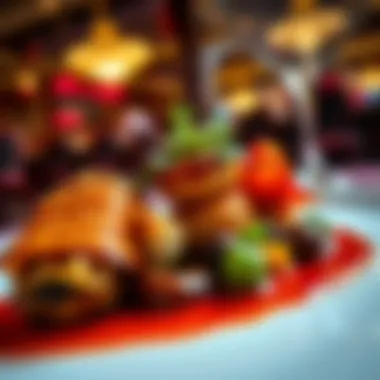 Signature Culinary Masterpiece Signature dish beautifully plated