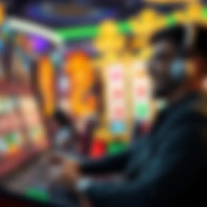 Player enjoying an immersive Dragonlink slot experience