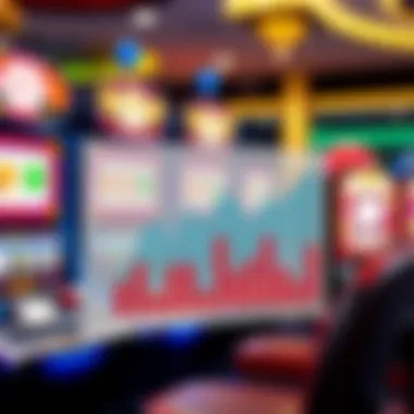 Graph showcasing trends in slot gaming industry