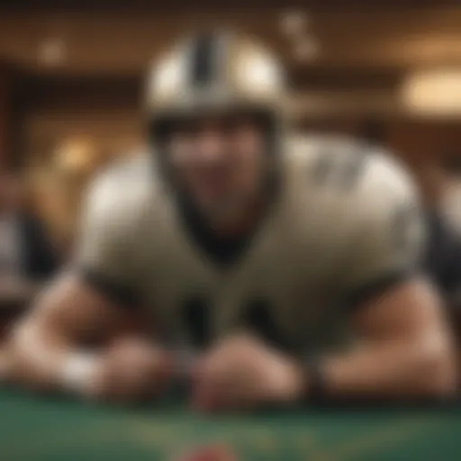 Drew Brees in a dynamic betting commercial setting