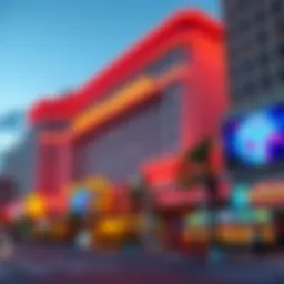 Exterior view of Tropicana Atlantic City showcasing its vibrant atmosphere