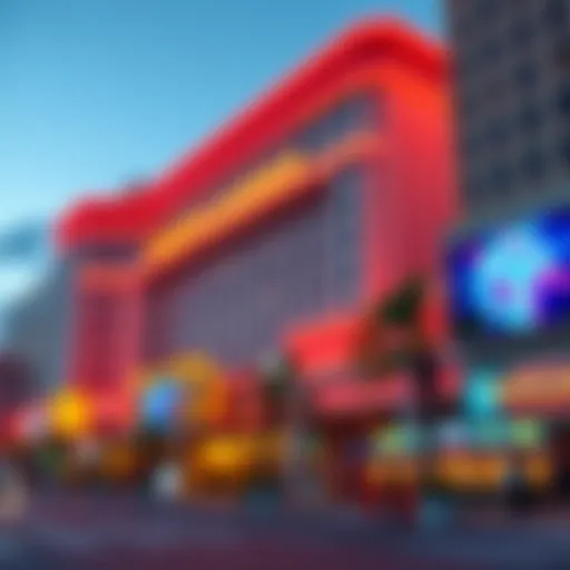 Vibrant Atmosphere of Tropicana Atlantic City Exterior view of Tropicana Atlantic City showcasing its vibrant atmosphere