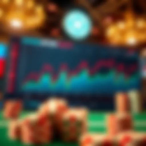 Dynamic representation of sports betting analytics illustrating strategic investment potential