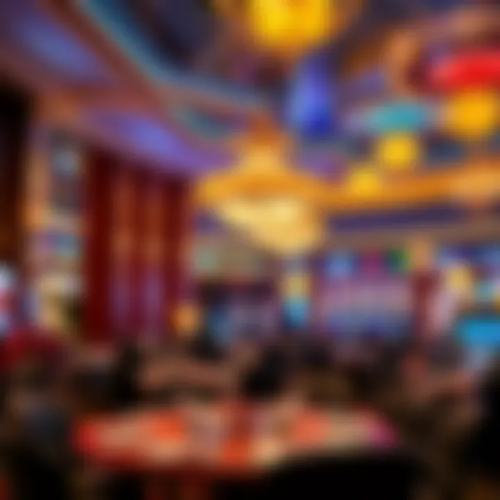 Elegant Ambiance of a Las Vegas Casino Lounge Luxurious casino lounge showcasing elegant decor