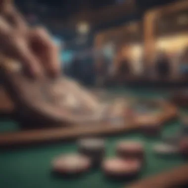 Visual representation of how slot win videos influence gambling behavior