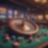 A vibrant online casino interface showcasing various games