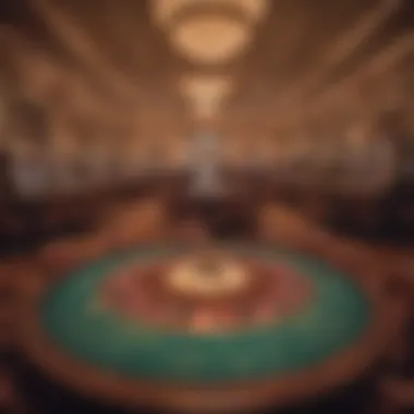 Vibrant Gaming Floor at Caesars Palace Laughlin Luxurious gaming floor filled with slot machines and tables