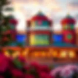 Exterior view of Clearwater Casino showcasing its vibrant architecture