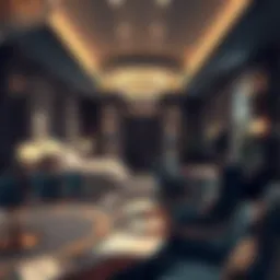 Luxurious casino room showcasing elegance and comfort