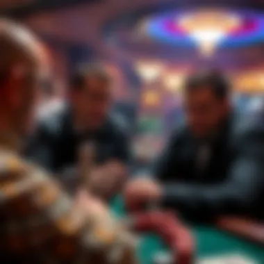 Illustration of reading opponents in poker