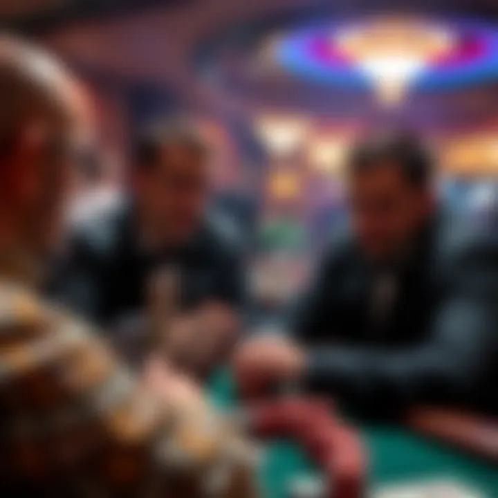 Illustration of reading opponents in poker