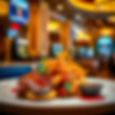 Gourmet Culinary Creations Delicious gourmet dishes served at Horseshoe Casino