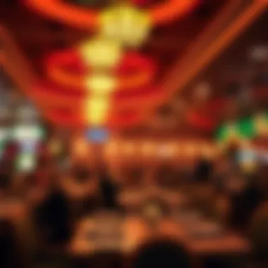 Vibrant Restaurant Ambiance Vibrant atmosphere of a restaurant at Horseshoe Casino