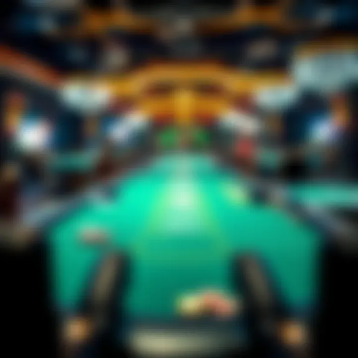 Gaming Tables in Free Cash Tournaments A visual representation of free cash tournaments showcasing various gaming tables.