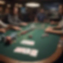 Overview of Mississippi Stud Poker table layout