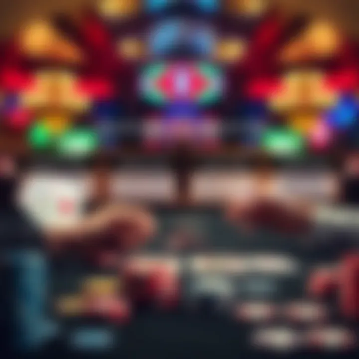 Comparison chart of traditional vs online poker