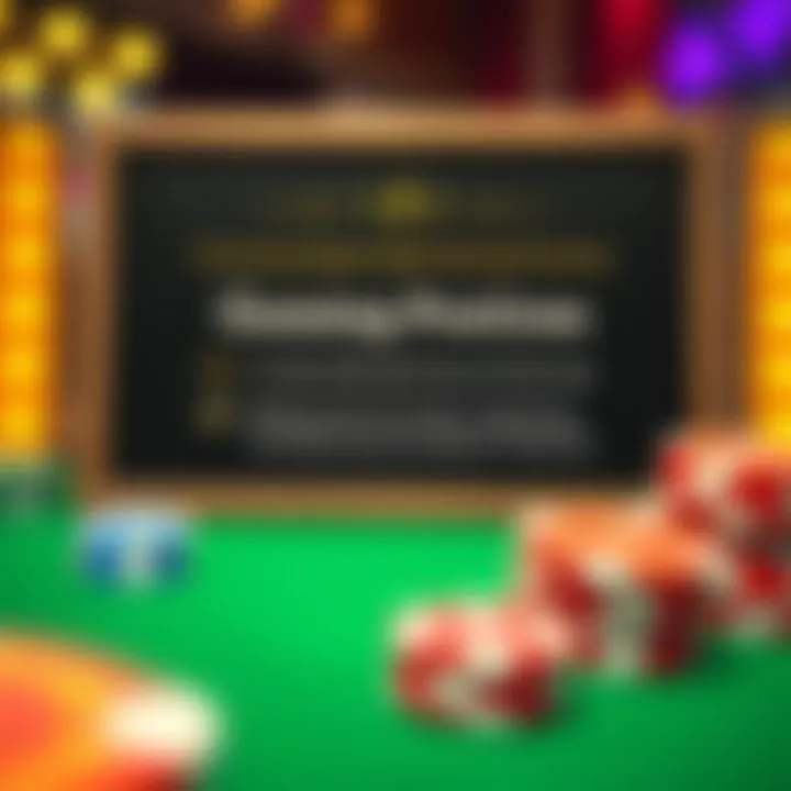 Promoting Responsible Gaming Practices A responsible gaming reminder emphasizing moderation and control
