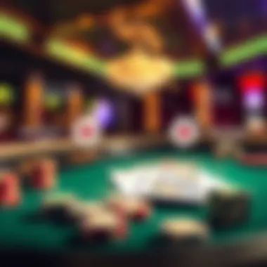 A conceptual diagram showing the impact of bonuses on gambling strategies