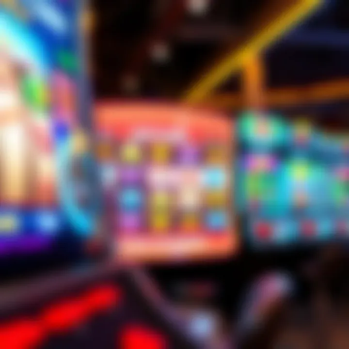 Diverse Themes in Slot Machines Diverse themes of online slot machines displayed on a screen
