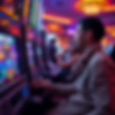 Player enjoying free slot machine game