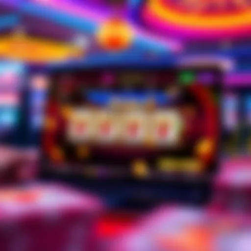 Vibrant Online Casino Experience Vibrant online casino interface showcasing free slots