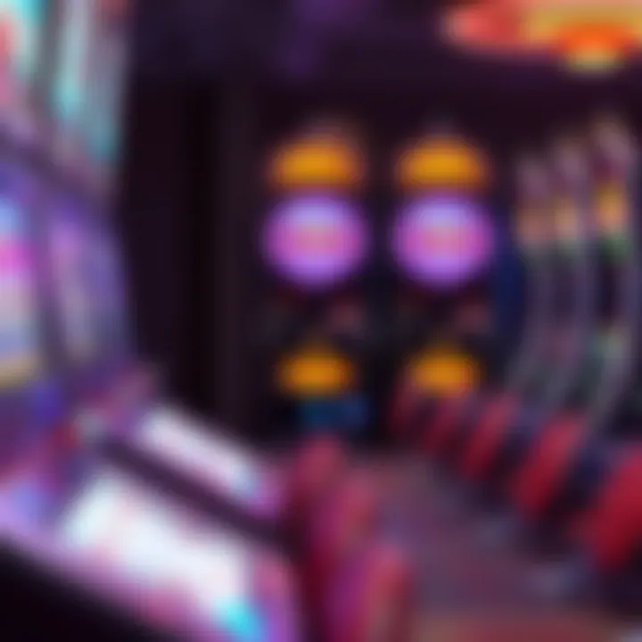 Visual representation of the psychological factors affecting slot machine players