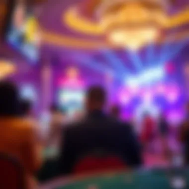 Vibrant entertainment scene within Genting Palace