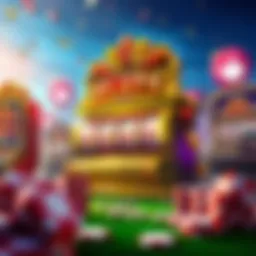 A vibrant visual representation of Grand Ultimate Slots showcasing their intricate designs and captivating themes.