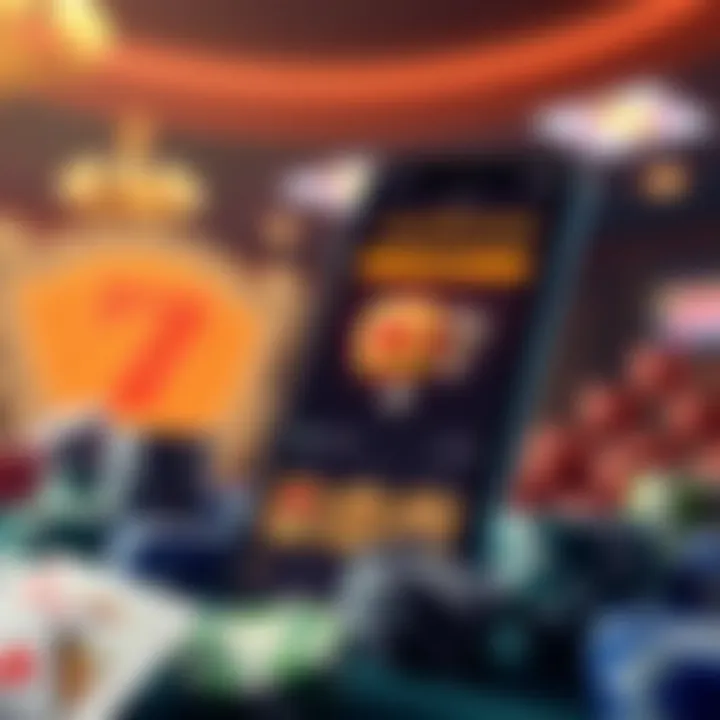 Illustration of Jackpocket app interface showcasing features