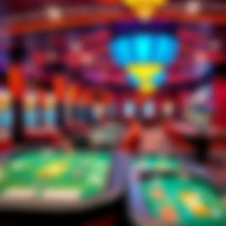 Diverse Gaming Options Gaming floor showcasing various table games