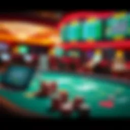 A digital representation of offshore gambling platforms