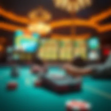 The Role of Technology in Gambling An illustration highlighting technology's influence on modern gambling platforms