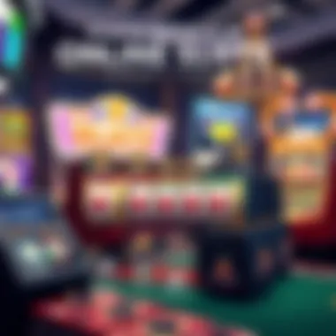 Diverse World of Online Slot Games A detailed infographic illustrating various types of online slot games and their unique features.