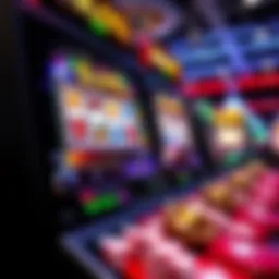 A vibrant online slot machine interface showcasing colorful graphics and engaging gameplay.