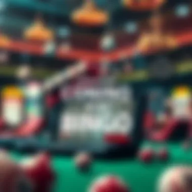 An infographic showcasing the evolution of online bingo over the years