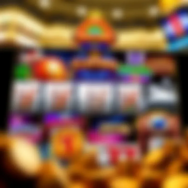 Diverse Playtech Slot Game Themes An overview of diverse Playtech slot game themes and features displayed in a collage
