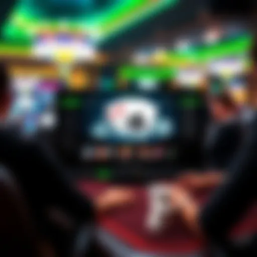 Poker Stream Overlays Interface Visual representation of poker stream overlays interface