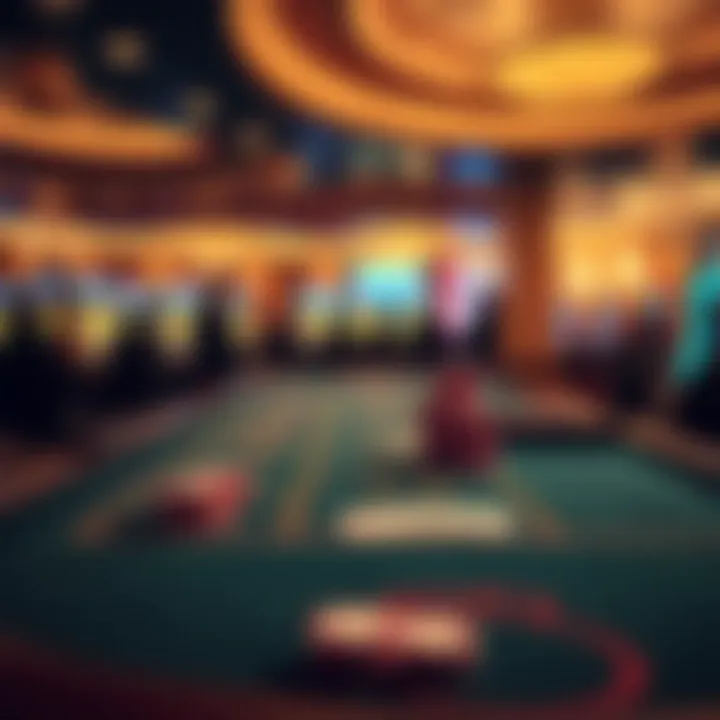 Strategic Casino Gaming A strategic gaming table in a casino