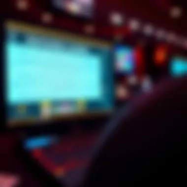 Commitment to Responsible Gaming Close-up of a computer screen displaying responsible gambling information